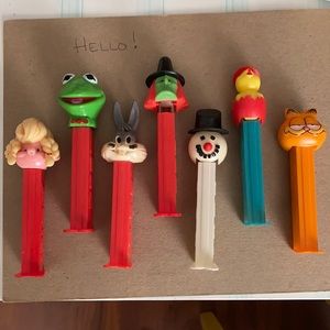 PEZ lot 7. Used